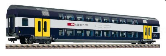 Doubledecker Passenger car 1st/2nd class type B<br /><a href='images/pictures/Fleischmann/5134.jpg' target='_blank'>Full size image</a>